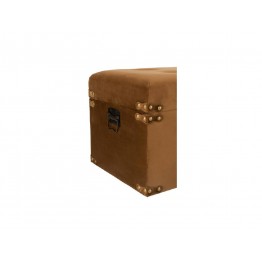 Valise Haute Velours Marron - S