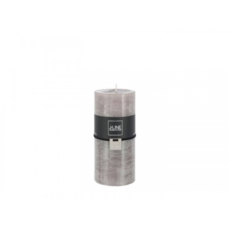 Bougie cylindrique Taupe - L