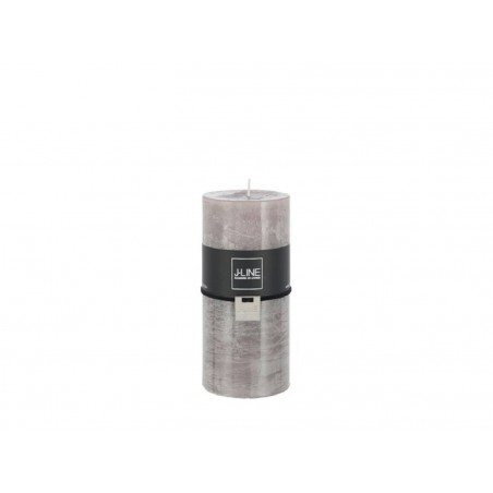 Bougie cylindrique Taupe - L