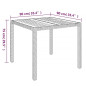 Ensemble à manger de jardin 3 pcs coussins gris résine tressée Ensemble à manger de jardin 3 pcs coussins gris résine tressée