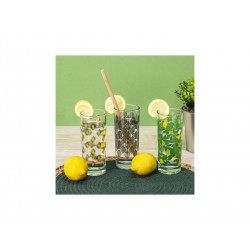 Coffret x3 Verres Citronnade Zeste