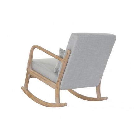 Fauteuil berçant gris