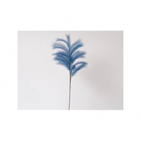 Branche plumes bleu