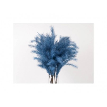 Branche plumes bleu