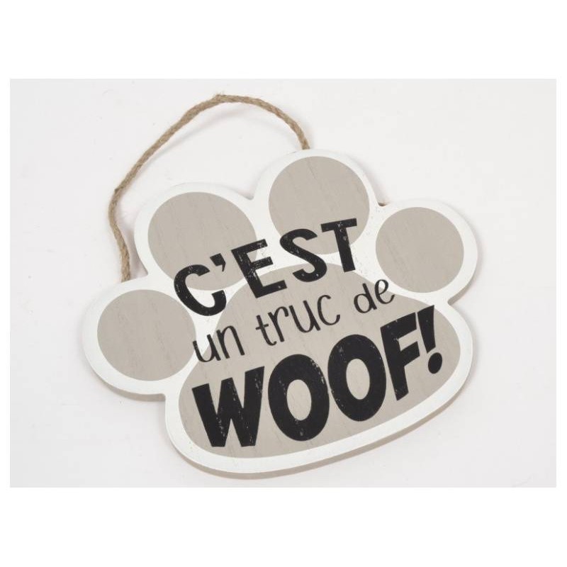 Pancarte "woof"