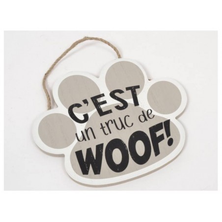 Pancarte woof 20cm