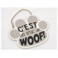 Pancarte "woof"