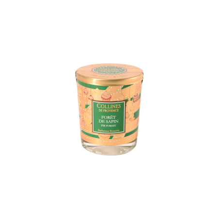 Bougie parfumée forêt de sapin