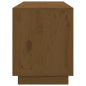 Meuble TV Marron miel 176x37x47,5 cm Bois de pin massif