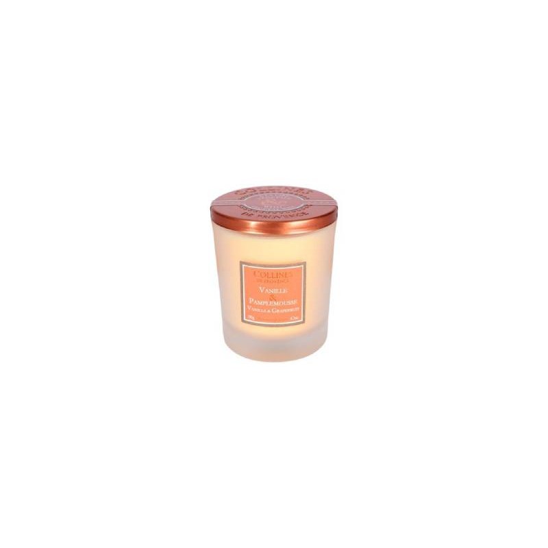 Bougie parfumée Vanille Pamplemousse - 180g