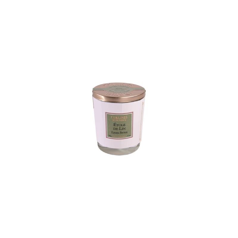 Bougie parfumée Etole de lin - 180g