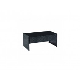 Salon de Jardin Noir Fincblxs