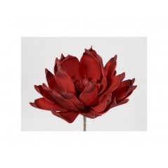 Branche pavot rouge foncé 78cm