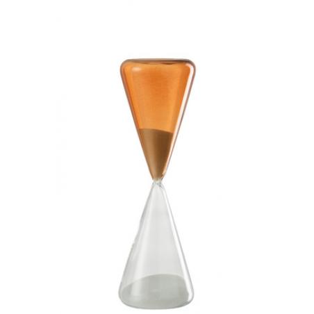 Sablier verre ocre S