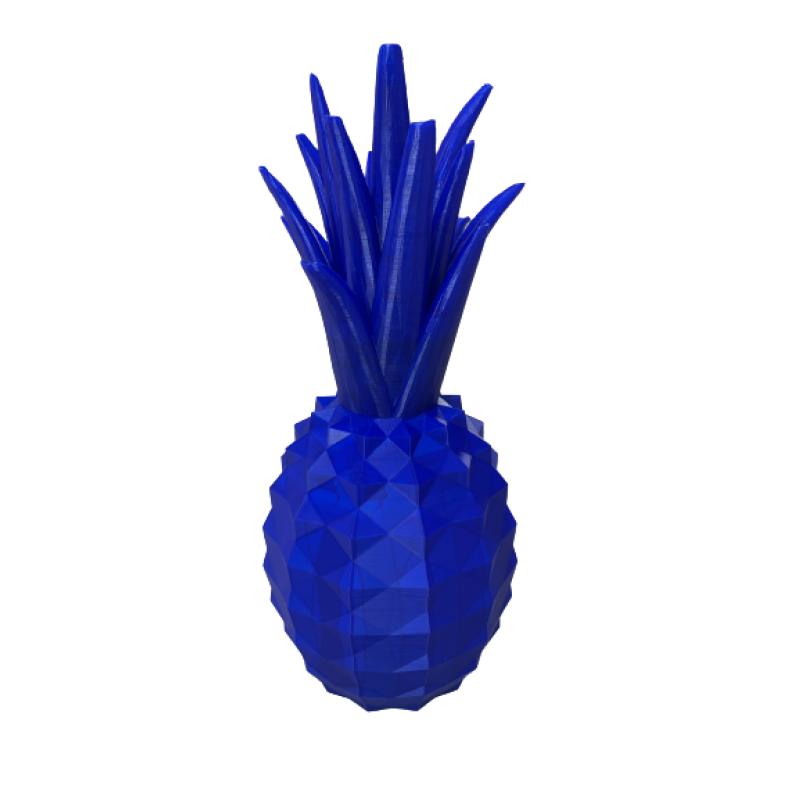 Ananas 3D Bleu