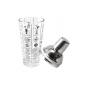 Shaker en verre avec recettes Shaker en verre avec recettes
