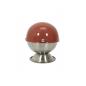 Sucrier inox rétro rouge Sucrier inox rétro rouge