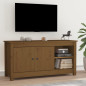 Meuble TV Marron miel 103x36,5x52 cm Bois de pin massif