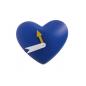 Horloge Spirit coeur bleue