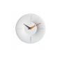 Horloge Spirit ronde blanche