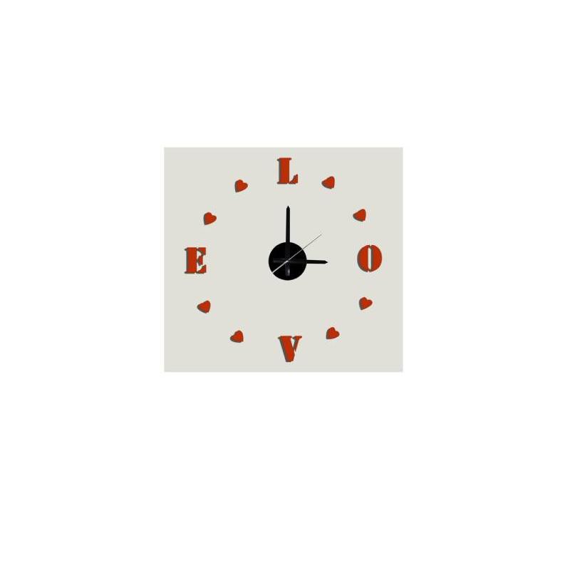 Horloge murale Dibys love