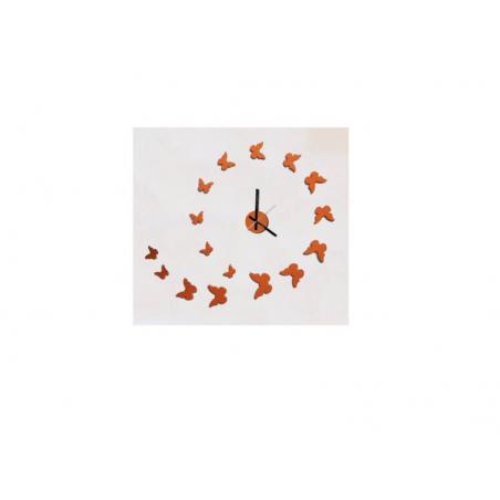 Horloge parete bibys papillons