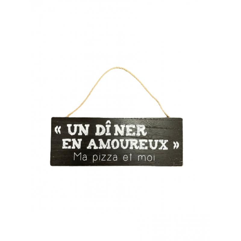 Pancarte "diner en amoureux"