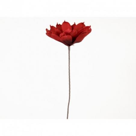 Branche pavot rouge 78cm