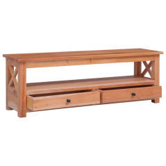 Meuble TV 120 x 30 x 40 cm Bois d'acajou massif