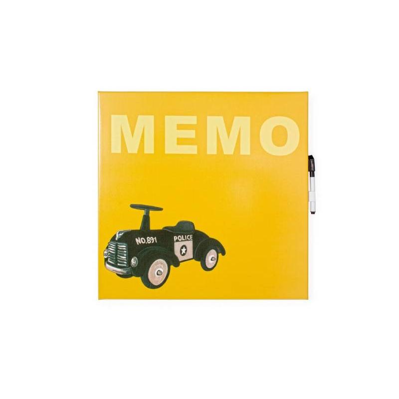 Ardoise sur toile jaune Ardoise sur toile jaune