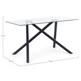 Table lear 140x75