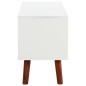 Meuble TV 110x35x50 cm Bois d'acacia solide et MDF Meuble TV 110x35x50 cm Bois d'acacia solide et MDF