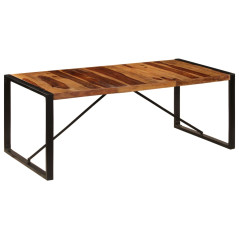 Table à dîner 200x100x75 cm Bois de Sesham solide