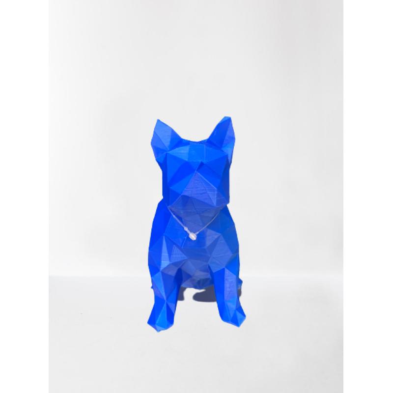 Bouledogue 3D - Bleu foncé