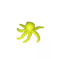 Poulpe articulé 3D jaune