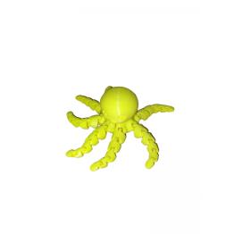 Poulpe articulé 3D jaune