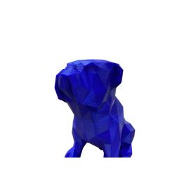 Bouledogue anglais 3D - Bleu