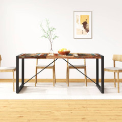 Table de salle à manger Bois de récupération massif 180 cm