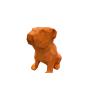 Bouledogue anglais 3D - Orange