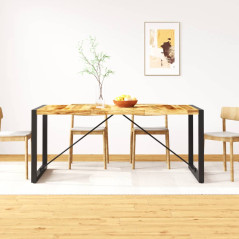 Table de salle à manger Bois de manguier brut 180 cm