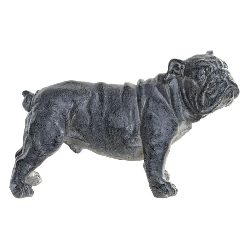 Statue bouledogue gris