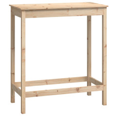 Table de bar 100x50x110 cm bois massif de pin