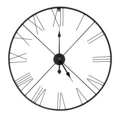 Horloge filaire d.70 cm