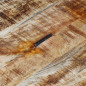 Table basse Bois de manguier brut 70 x 70 x 40 cm