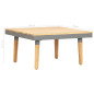 Table basse de jardin 60x60x31,5 cm Bois solide d'acacia