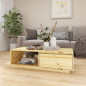 Table basse 110x50x33,5 cm Bois de sapin massif