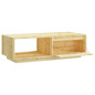 Table basse 110x50x33,5 cm Bois de sapin massif