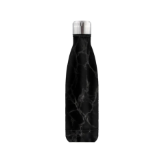 Bouteille isotherme marbre noir Little Marcel