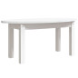 Table basse Blanc 80x40x35 cm Bois massif de pin