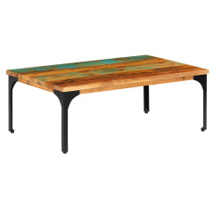 Table basse 100 x 60 x 35 cm Bois de récupération solide